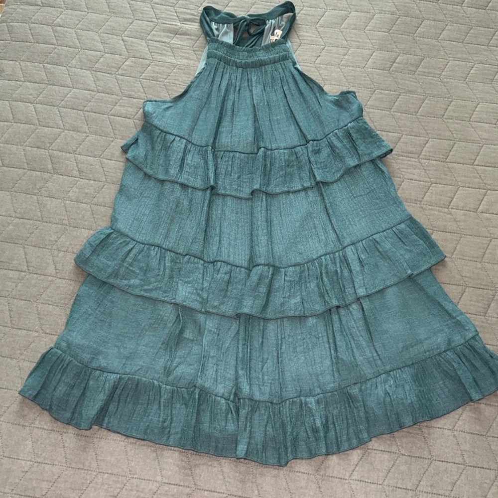 Tier Sleeveless Dress with Pockets